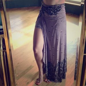 Free People boho maxi skirt-Like new!